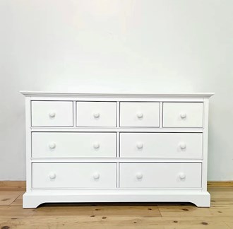 Waterford 8 Drawer Dresser White